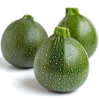 Courgettes - round green